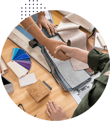Fashion design workspace